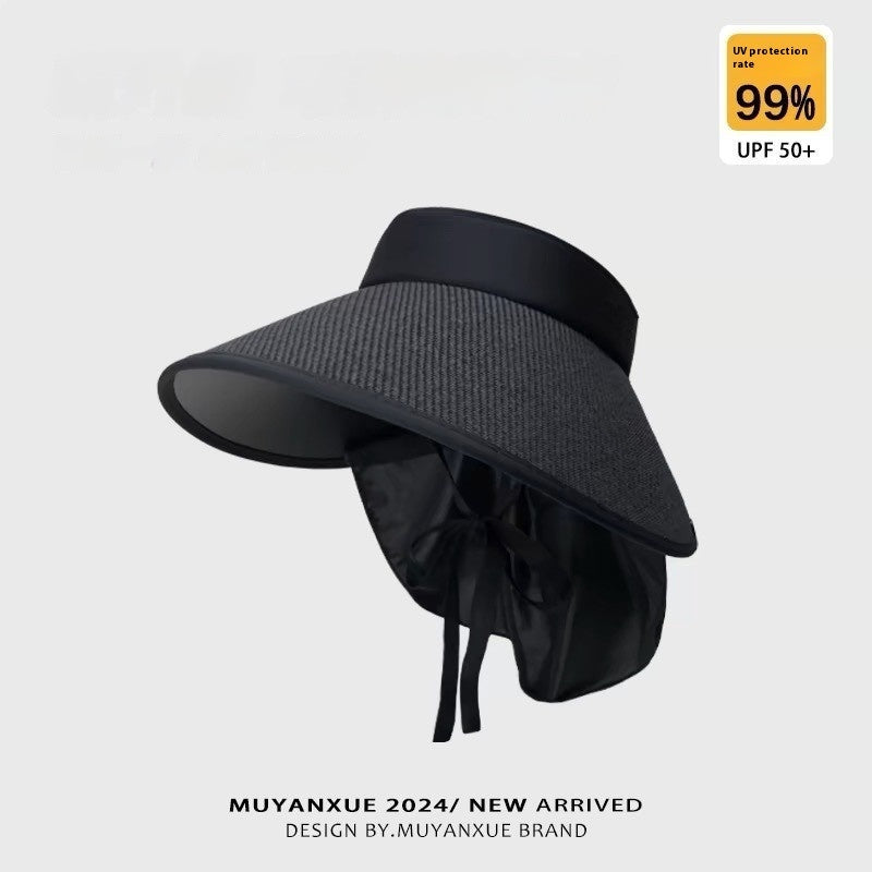Plus-sized Brim Sun-proof Sun Protection Hat Women&