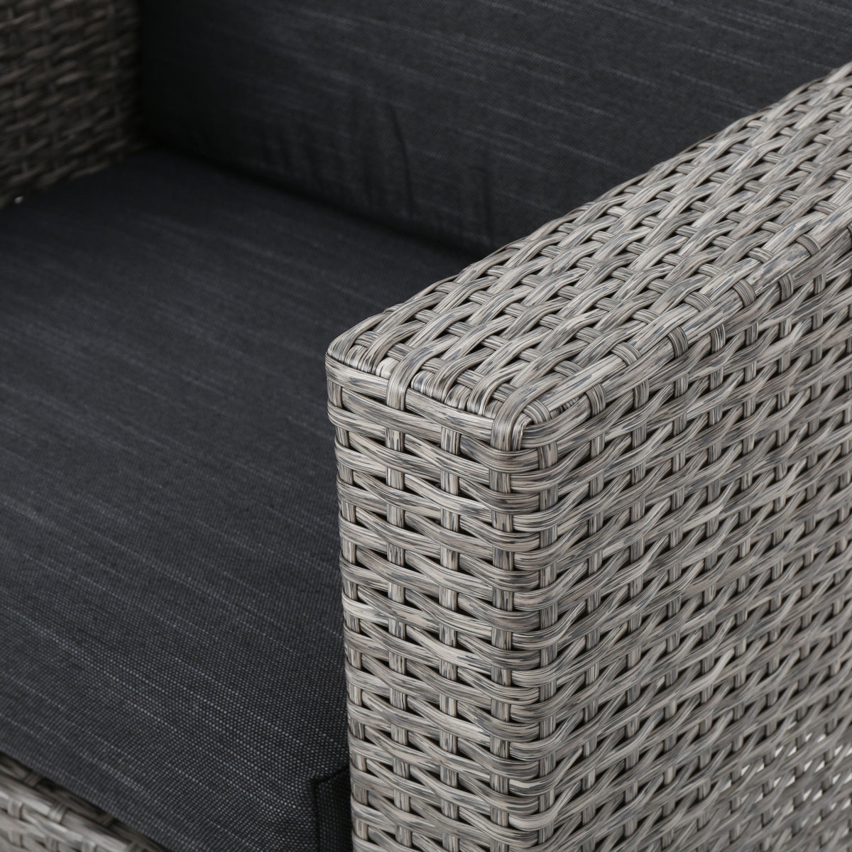 Puerta 4-Piece Outdoor Furniture Set with Water-Resistant Cushions - Rattan