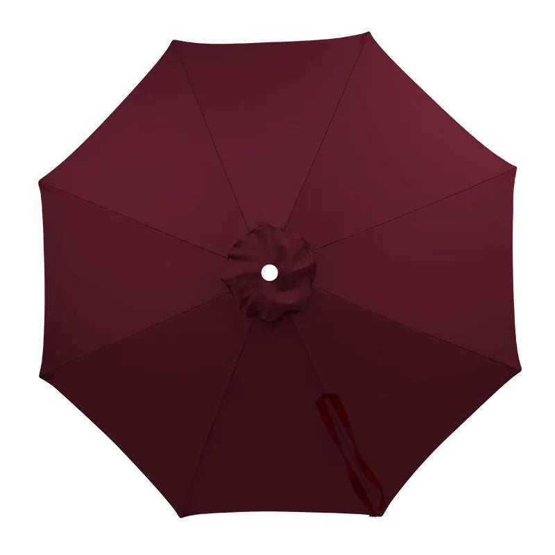 6 Ribs/8 Ribs Parasol Replacement Cloth Without Stand Parasol Umbrella Cover Waterproof Sunshade Cloth Canopy Patio Garden Cover