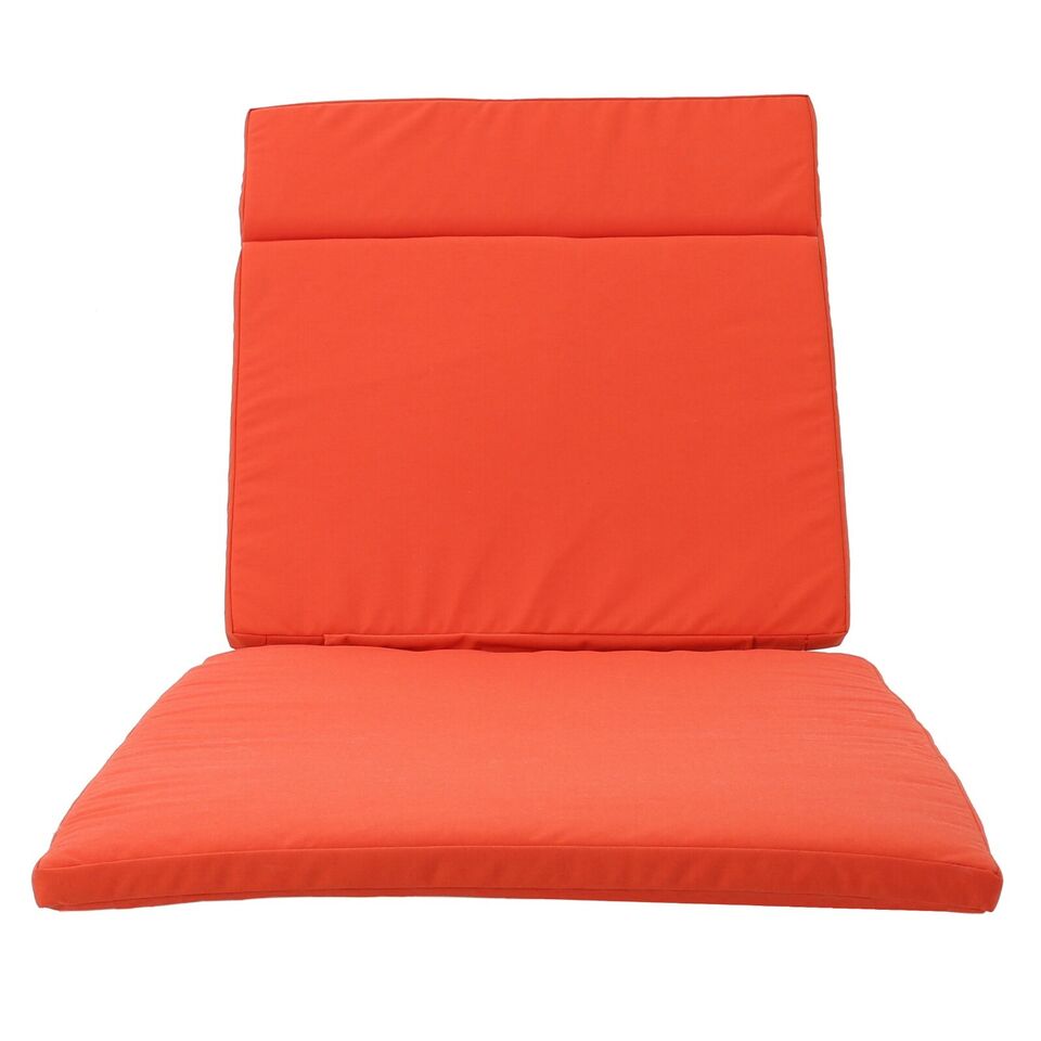 52005.00CUSH-ORG 2PCS Salem Outdoor Chaise Lounge Cushion Without Chaise Lounge