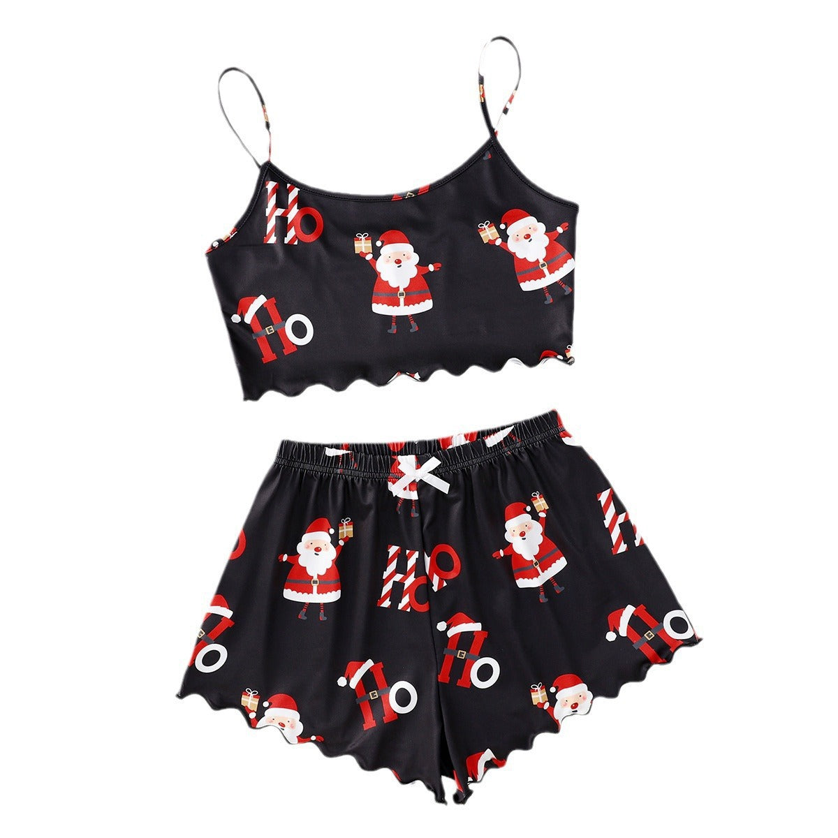 Christmas European And American Thin Pajamas Women&