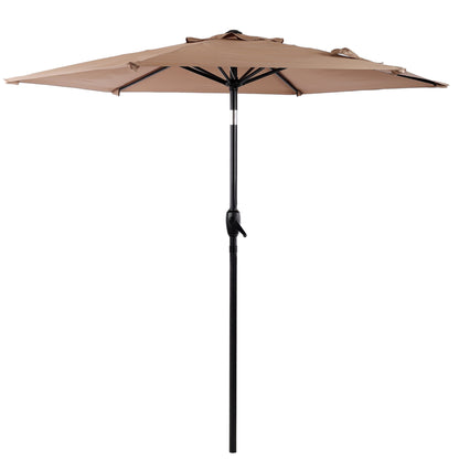 10FT Patio Umbrella with Tilt and Crank Mechanism - Multiple Colors