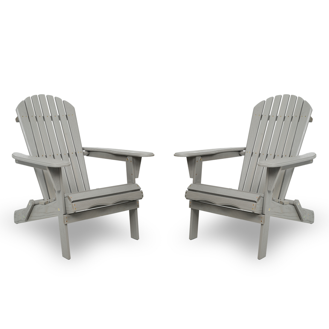 Wood Lounge Patio Chair For Garden Outdoor Wooden Folding Embossed Adirondack Chair Set Of 2 Solid Cedar Wood Lounge Patio Chair With Wood Grain