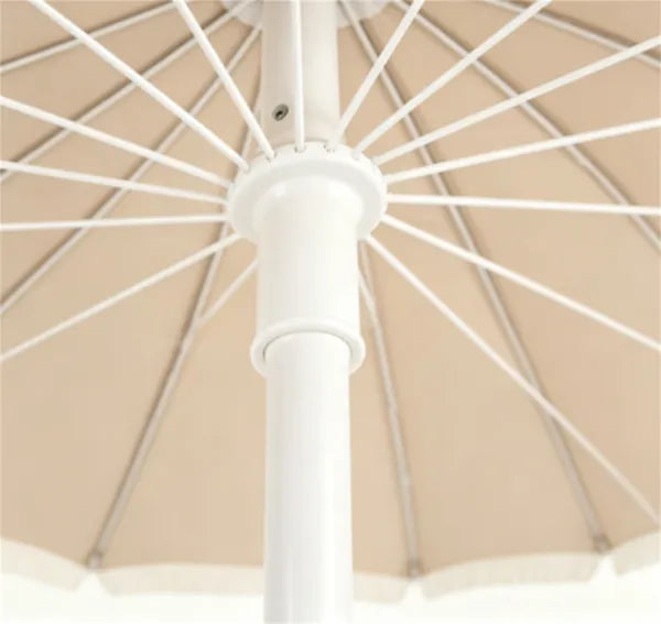 7 FT Boho Patio Umbrella With Fringe Tassel, 30&