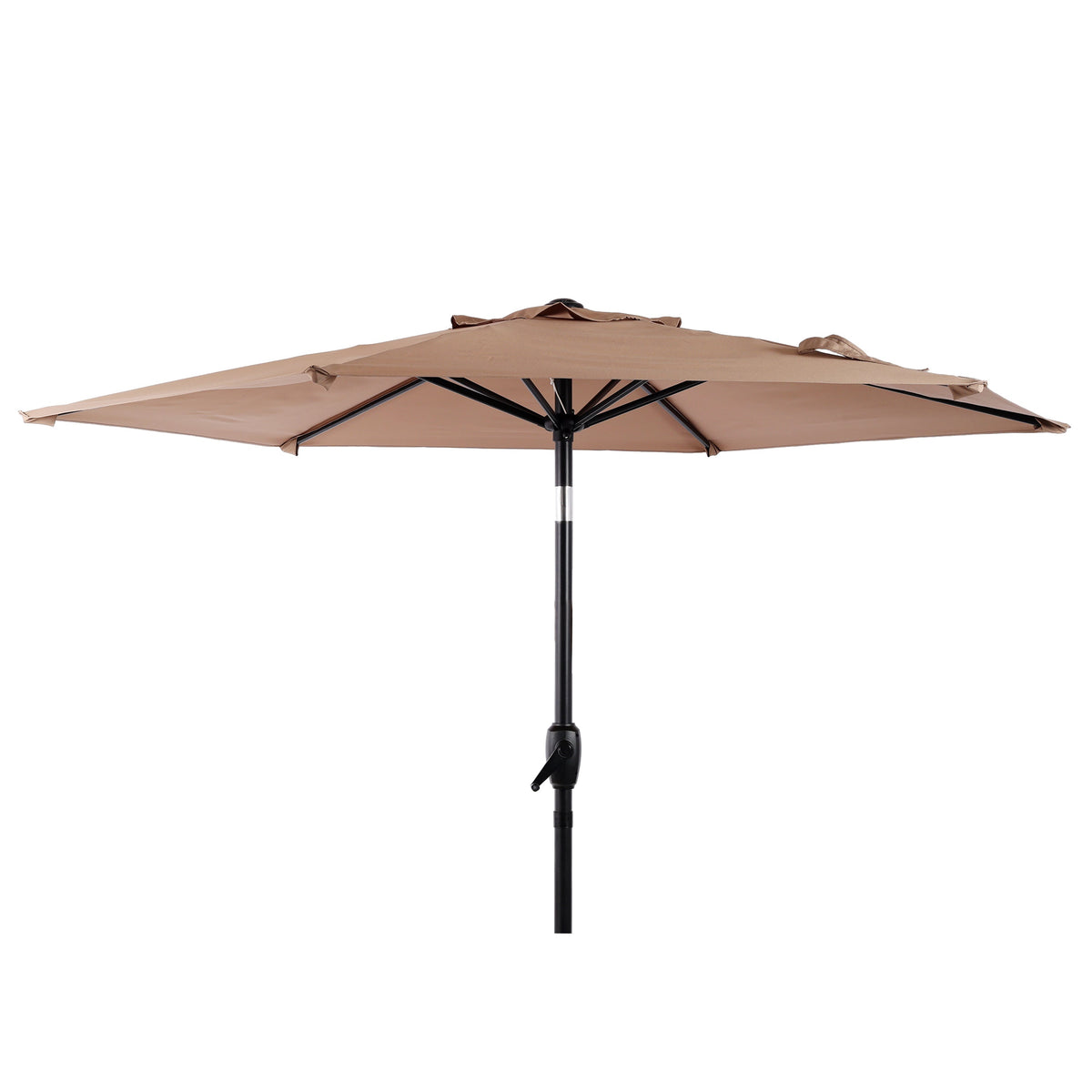 10FT Patio Umbrella with Tilt and Crank Mechanism - Multiple Colors