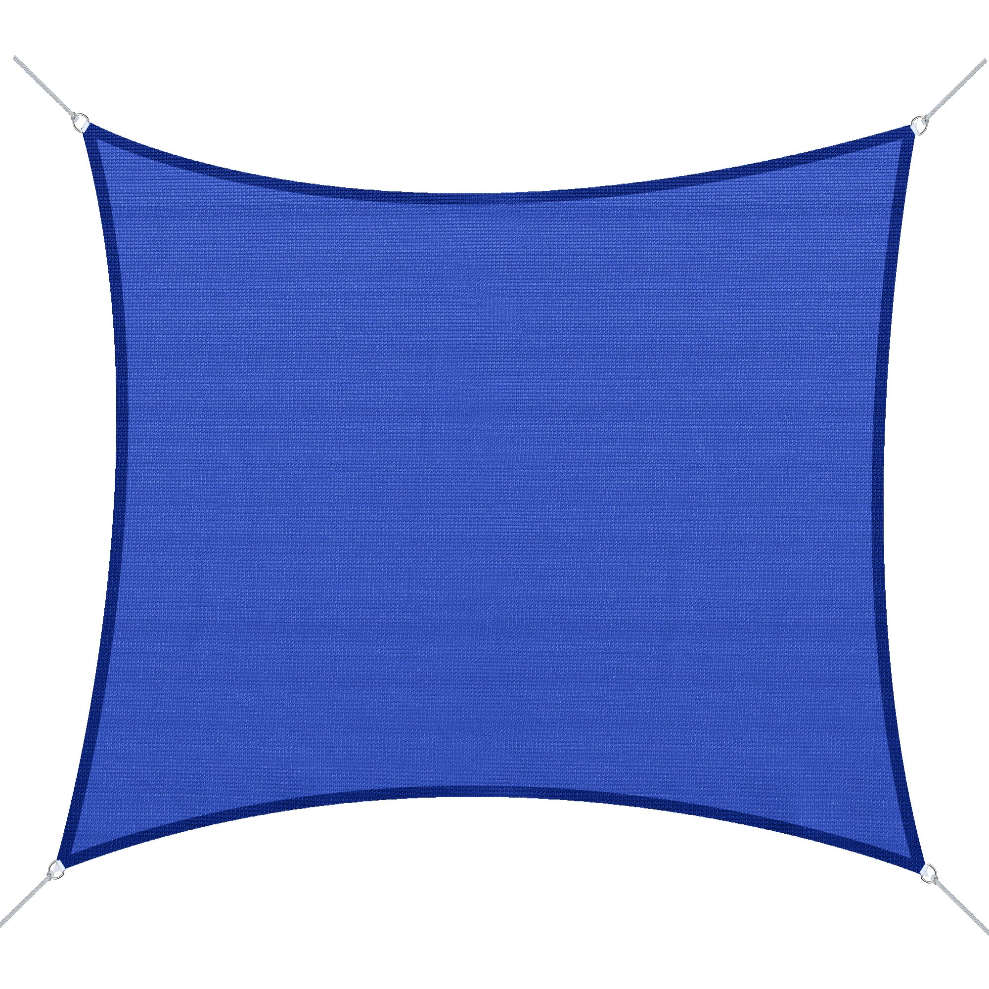 16’ x 20’ Sun Shade Sail Canopy Outdoor Shade Sail Cloth for Patio Deck Yard with D-Rings and Rope Included, Blue