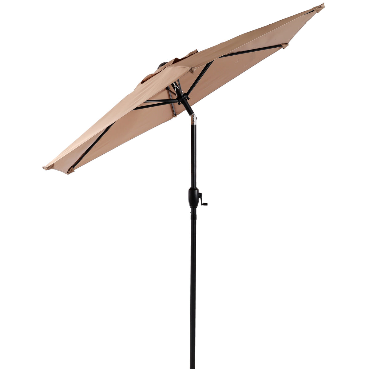 10FT Patio Umbrella with Tilt and Crank Mechanism - Multiple Colors