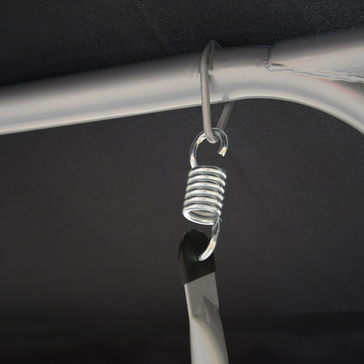 3-Seat Outdoor Porch Swing Chair, Patio Swing Glider with Adjustable Canopy, Breathable Seat, and Steel Frame for Garden, Poolside, Backyard, Black