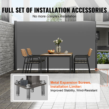 Retractable Side Awning, 63&