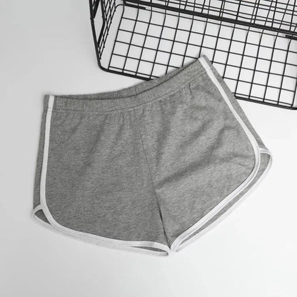 High Waist Drawstring Lounge Shorts Summer Casual Loose Fit Cotton Shorts For Women