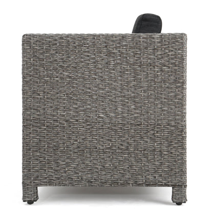 Puerta 4-Piece Outdoor Furniture Set with Water-Resistant Cushions - Rattan