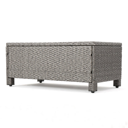 Puerta 4-Piece Outdoor Furniture Set with Water-Resistant Cushions - Rattan