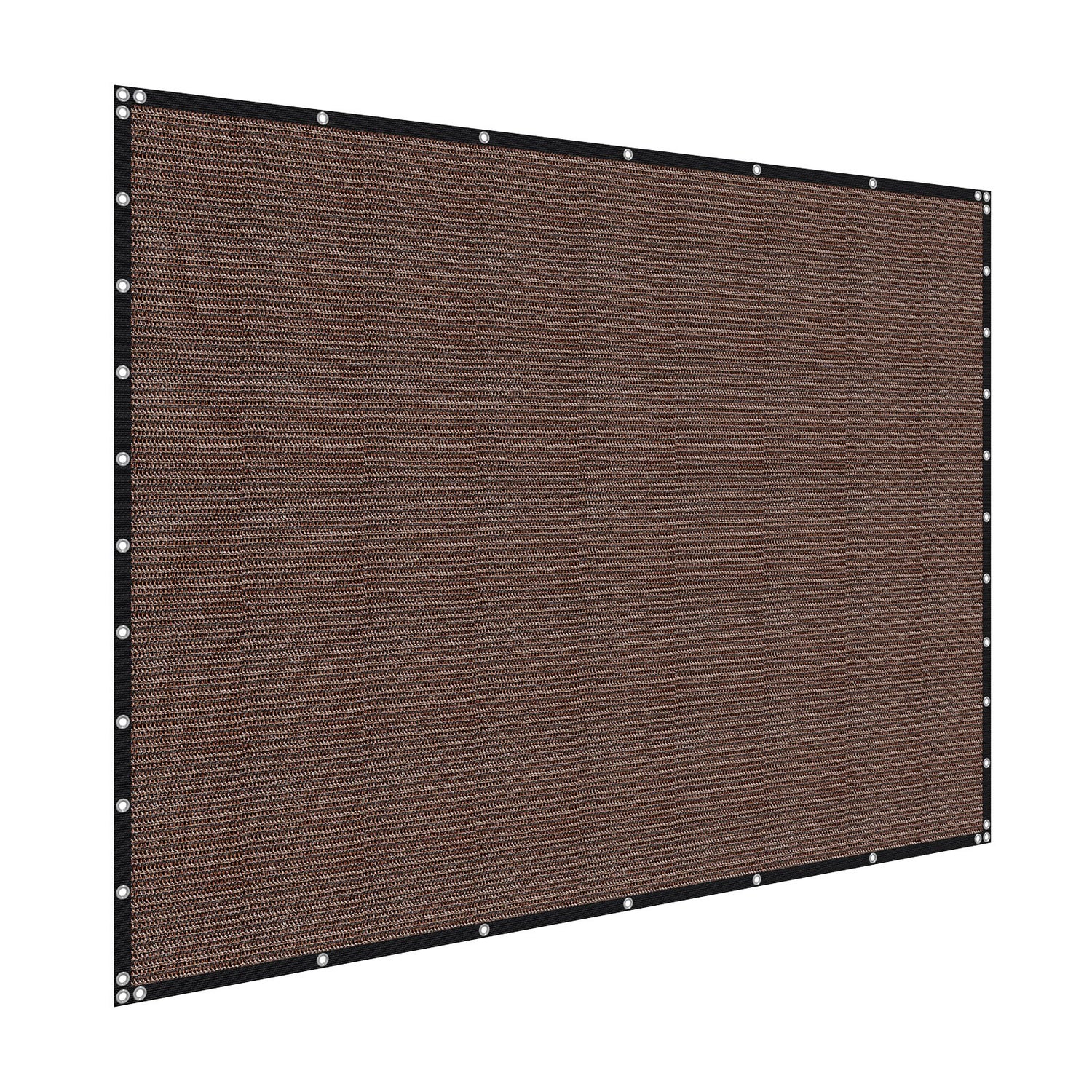Sun Shade Cloth, 10 X 12 Ft Pergola Shade Cover With Stainless Steel Grommets, Sun Shades Canopy Privacy Screen With 140 GSM HDPE Material, For Outdoor, Patio, Garden, AndBackyard Brown