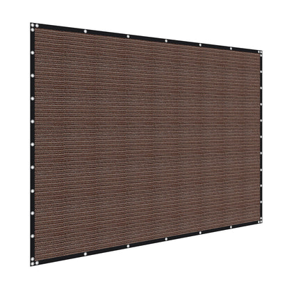 Sun Shade Cloth, 10 X 12 Ft Pergola Shade Cover With Stainless Steel Grommets, Sun Shades Canopy Privacy Screen With 140 GSM HDPE Material, For Outdoor, Patio, Garden, AndBackyard Brown