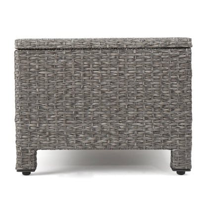 Puerta 4-Piece Outdoor Furniture Set with Water-Resistant Cushions - Rattan