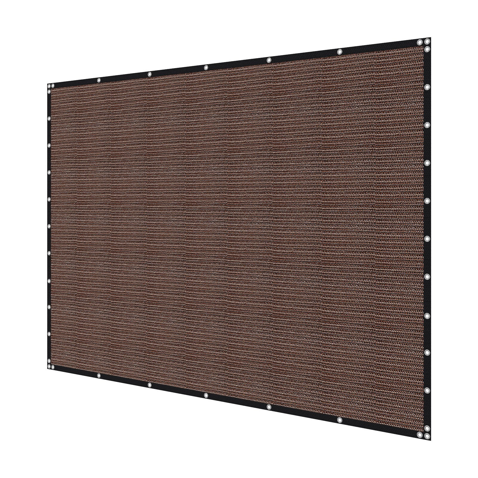 Sun Shade Cloth, 10 X 12 Ft Pergola Shade Cover With Stainless Steel Grommets, Sun Shades Canopy Privacy Screen With 140 GSM HDPE Material, For Outdoor, Patio, Garden, AndBackyard Brown