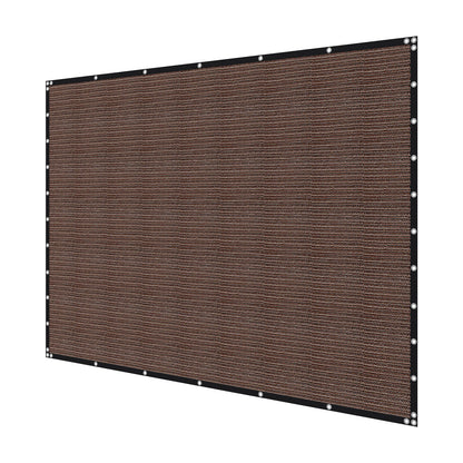 Sun Shade Cloth, 10 X 12 Ft Pergola Shade Cover With Stainless Steel Grommets, Sun Shades Canopy Privacy Screen With 140 GSM HDPE Material, For Outdoor, Patio, Garden, AndBackyard Brown