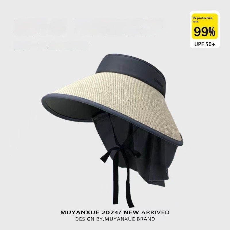 Plus-sized Brim Sun-proof Sun Protection Hat Women&