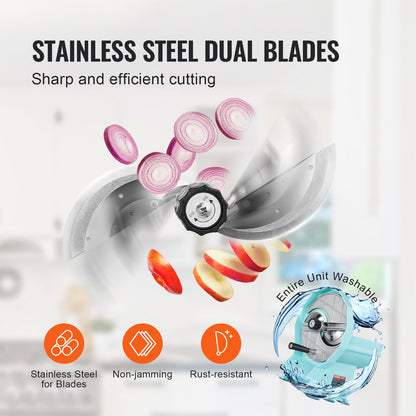 Manual Vegetable Fruit Slicer, 0-0.5&