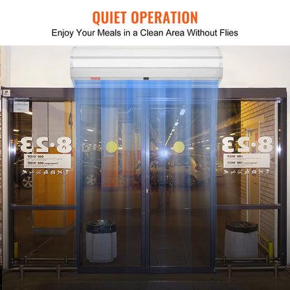 36" Commercial Indoor Air Curtain Super Power 2 Speeds 900CFM, Wall Mounted Air Curtains For Doors, Indoor Over Door Fan With Heavy Duty Limit Switch, Easy-Install 110V Unheated