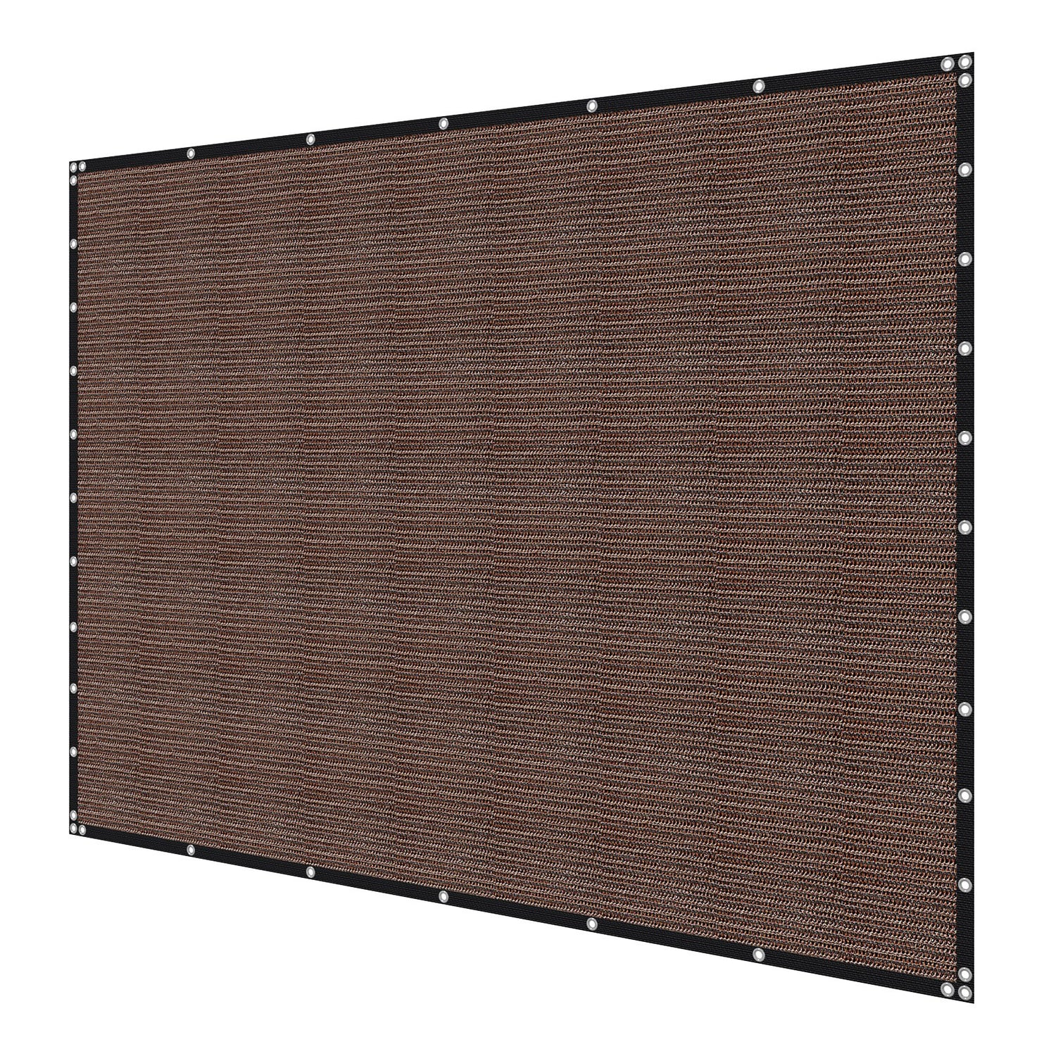 Sun Shade Cloth, 10 X 12 Ft Pergola Shade Cover With Stainless Steel Grommets, Sun Shades Canopy Privacy Screen With 140 GSM HDPE Material, For Outdoor, Patio, Garden, AndBackyard Brown