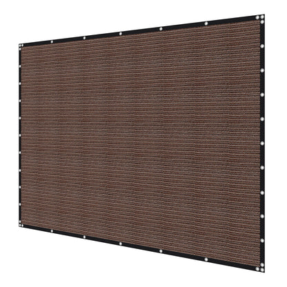 Sun Shade Cloth, 10 X 12 Ft Pergola Shade Cover With Stainless Steel Grommets, Sun Shades Canopy Privacy Screen With 140 GSM HDPE Material, For Outdoor, Patio, Garden, AndBackyard Brown