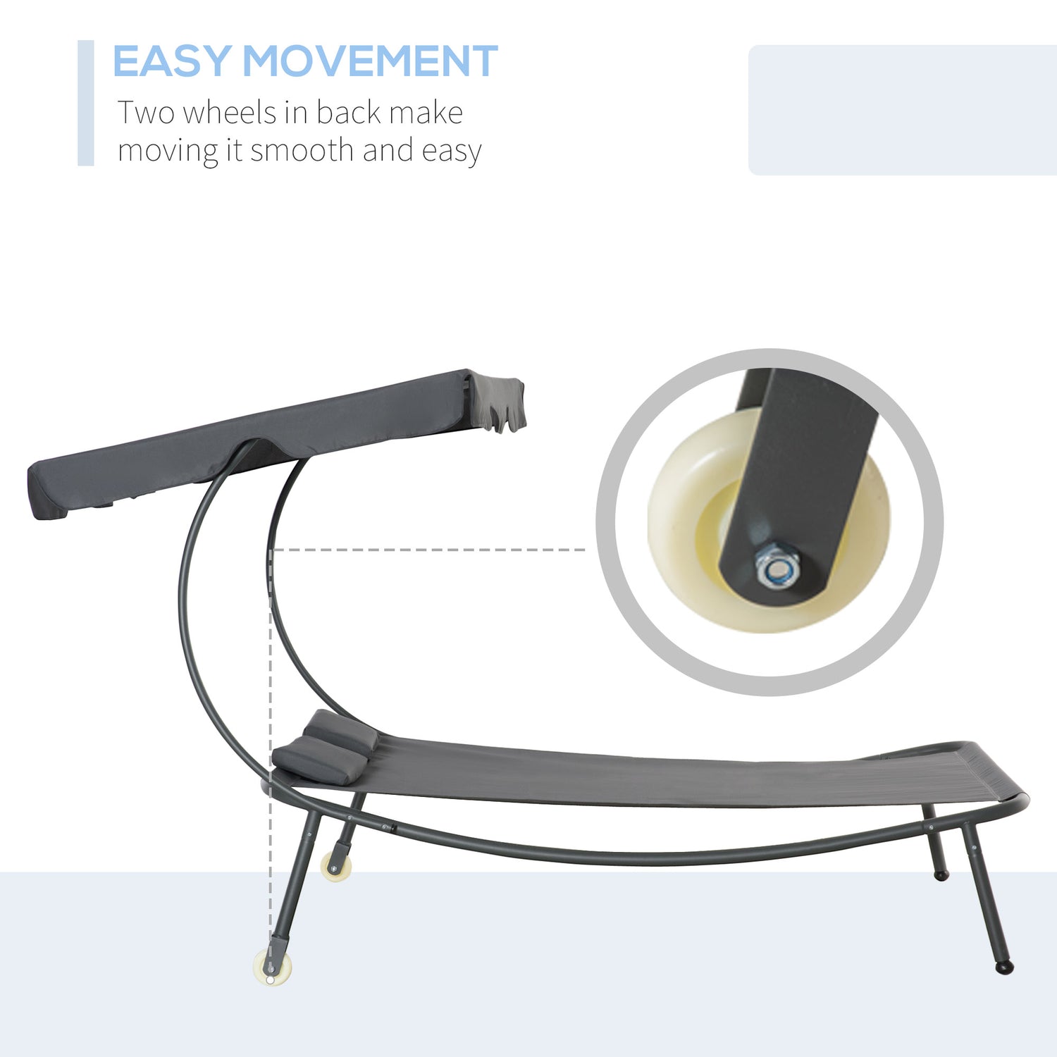 Patio Double Chaise Lounge Chair