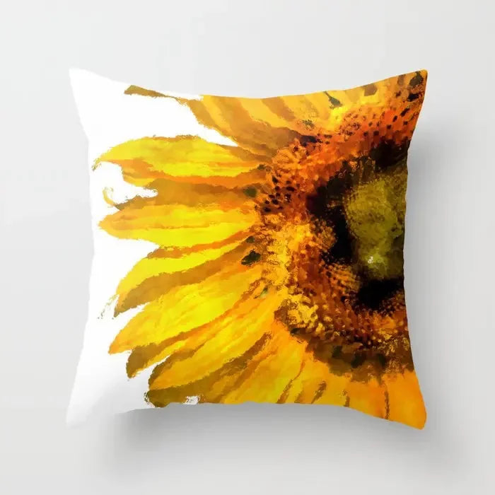 Sunflower Cushion Cover Summer Sofa Pillow  Bedroom Home Decor Car Office
