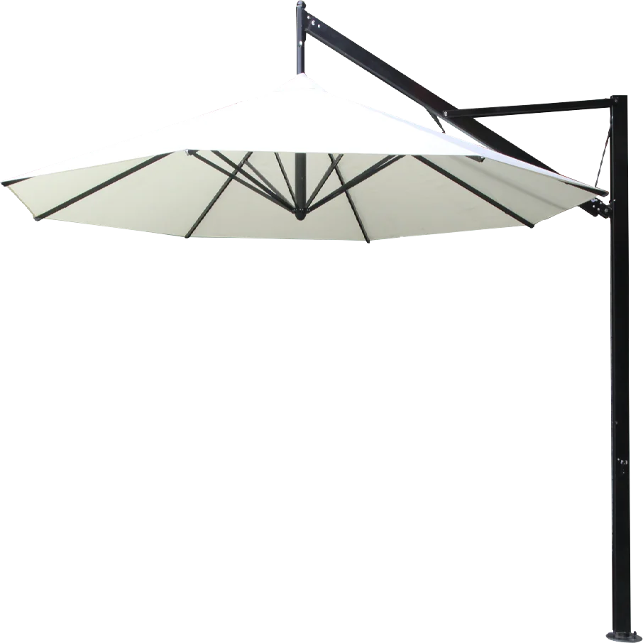 Heavy Duty Windproof 3.5mRound Cantilever Aluminum Outdoor Patio Umbrella  Large Garden Parasols Outdoor Patio Umbrellas