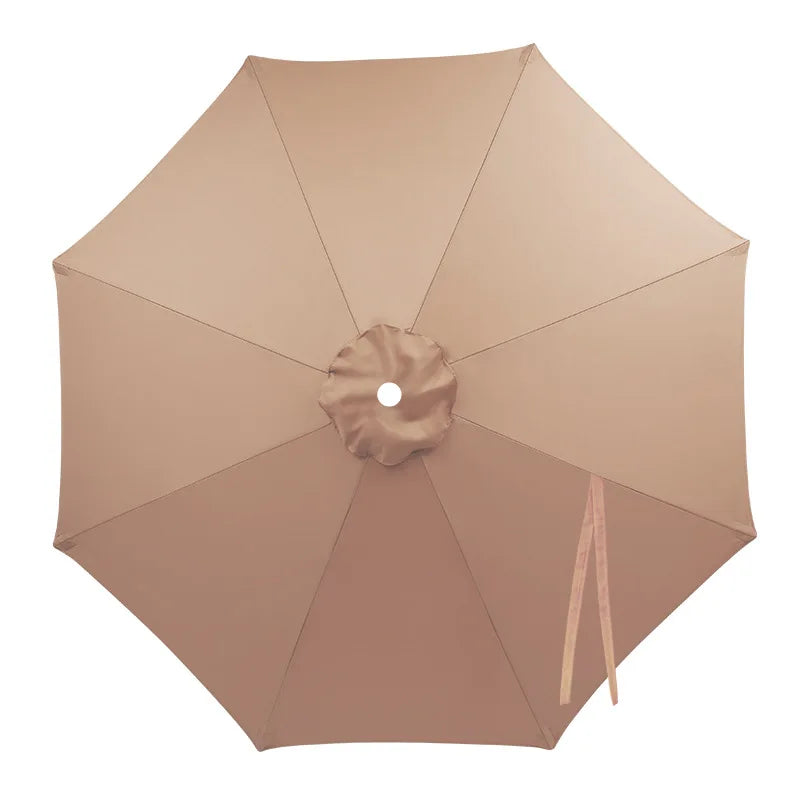6 Ribs/8 Ribs Parasol Replacement Cloth Without Stand Parasol Umbrella Cover Waterproof Sunshade Cloth Canopy Patio Garden Cover