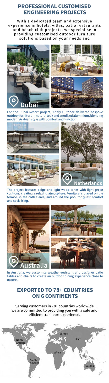 Outdoor Aluminum Roman Parasol Umbrella 9ft Waterproof for Patio Garden Courtyard Hotel Use-Modern Design