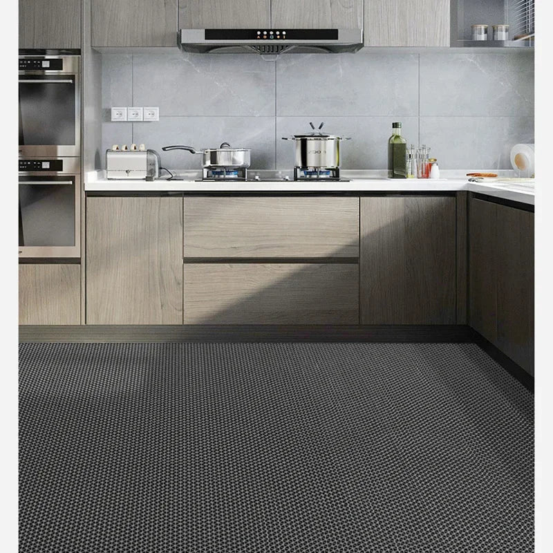 Drainage Non Slip Commercial Floor Mat PVC Drainage Bathroom Pool Floor Mat Mesh Big Hollow Door Mat Roll for Swim Pool