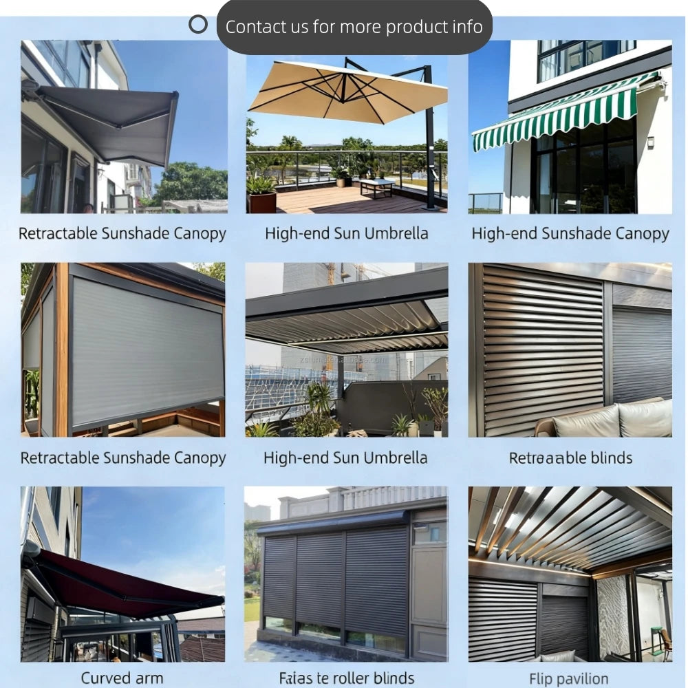 Heavy Duty Windproof 3.5mRound Cantilever Aluminum Outdoor Patio Umbrella  Large Garden Parasols Outdoor Patio Umbrellas