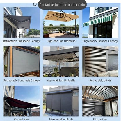 Heavy Duty Windproof 3.5mRound Cantilever Aluminum Outdoor Patio Umbrella  Large Garden Parasols Outdoor Patio Umbrellas