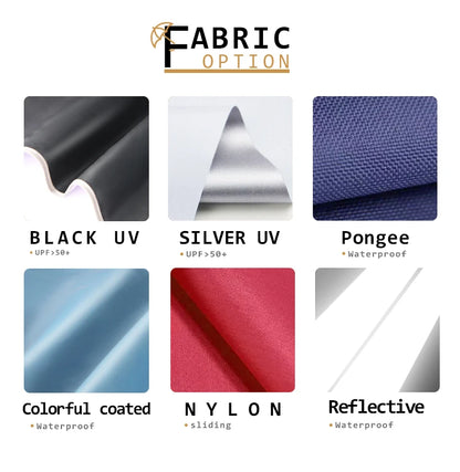 Outdoor Umbrella Folds Inside Pole Big Size Garden Outdoor Aluminum Frame Patio Umbrellas Table Umbrella Outdoor Patio