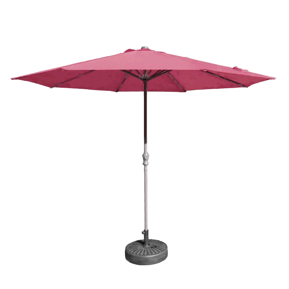 Outdoor Umbrella Folds Inside Pole Big Size Garden Outdoor Aluminum Frame Patio Umbrellas Table Umbrella Outdoor Patio