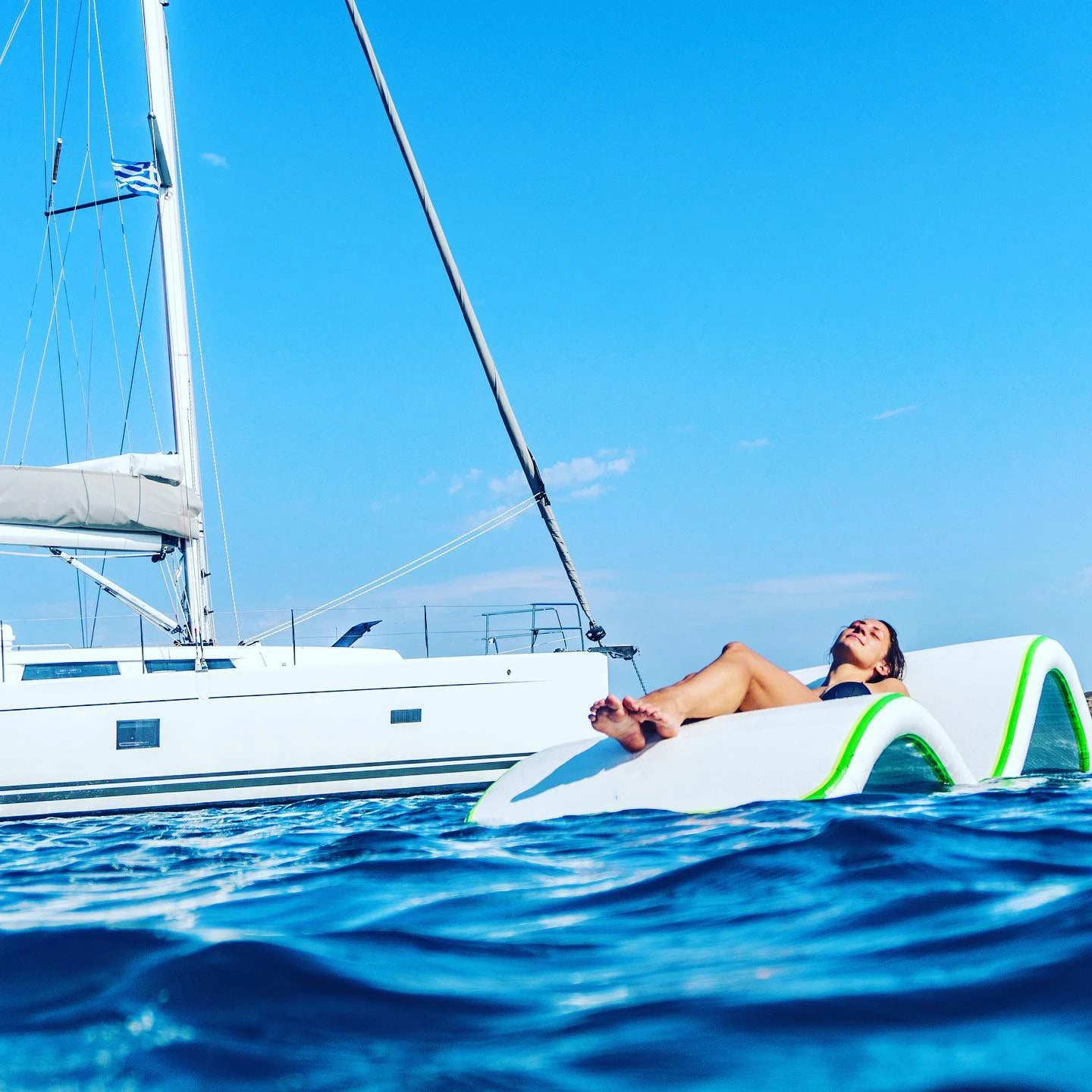 Classic In-Pool Chaise Lounger Compatible with All Pool Types Poolside &amp; Sun Deck Tanning