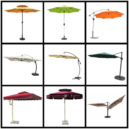 Outdoor Hot Sale Garden Furniture Set Umbrella High Quality Patio Umbrella Double Top Middle Pole Umbrella