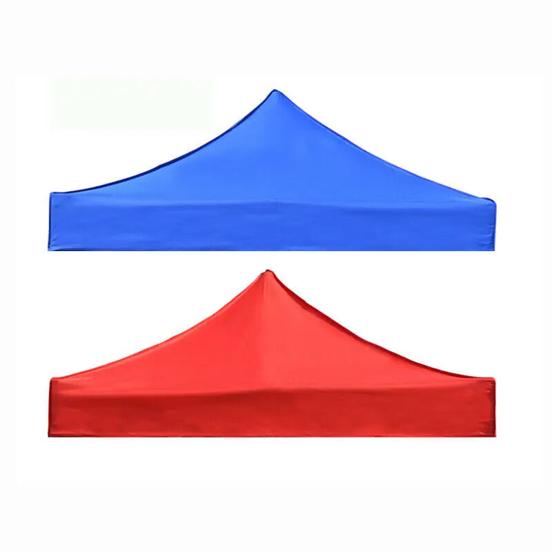 Foldable Tent Top Cloth Rainproof Canopy Top Cover Replacement Four-Corner Tent Cloth Outdoor Parasol Sun Shade Gazebo Top Cover