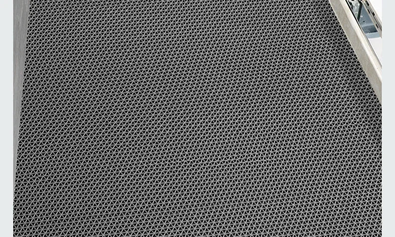 Drainage Non Slip Commercial Floor Mat PVC Drainage Bathroom Pool Floor Mat Mesh Big Hollow Door Mat Roll for Swim Pool