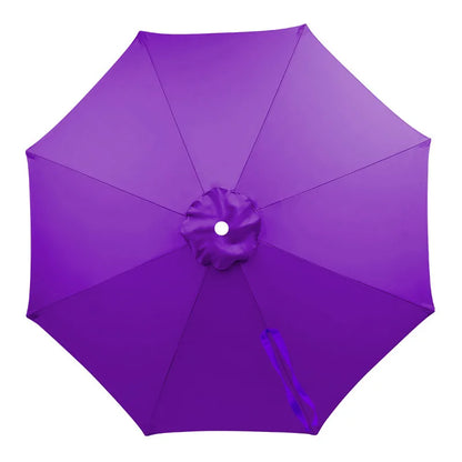 6 Ribs/8 Ribs Parasol Replacement Cloth Without Stand Parasol Umbrella Cover Waterproof Sunshade Cloth Canopy Patio Garden Cover