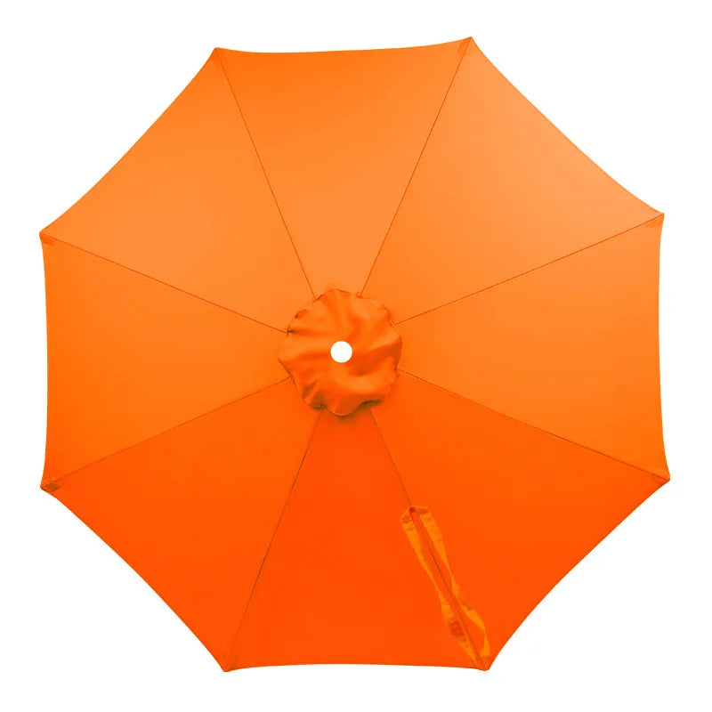 6 Ribs/8 Ribs Parasol Replacement Cloth Without Stand Parasol Umbrella Cover Waterproof Sunshade Cloth Canopy Patio Garden Cover