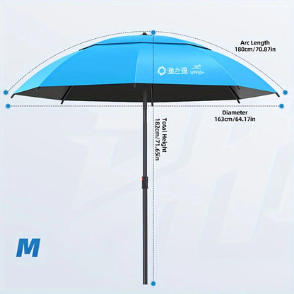 Fishing Umbrella, Outdoor Sunshade Umbrella for Anglers, Portable, For Fishing, Stall, Garden, Shop &amp; Outdoor Activities