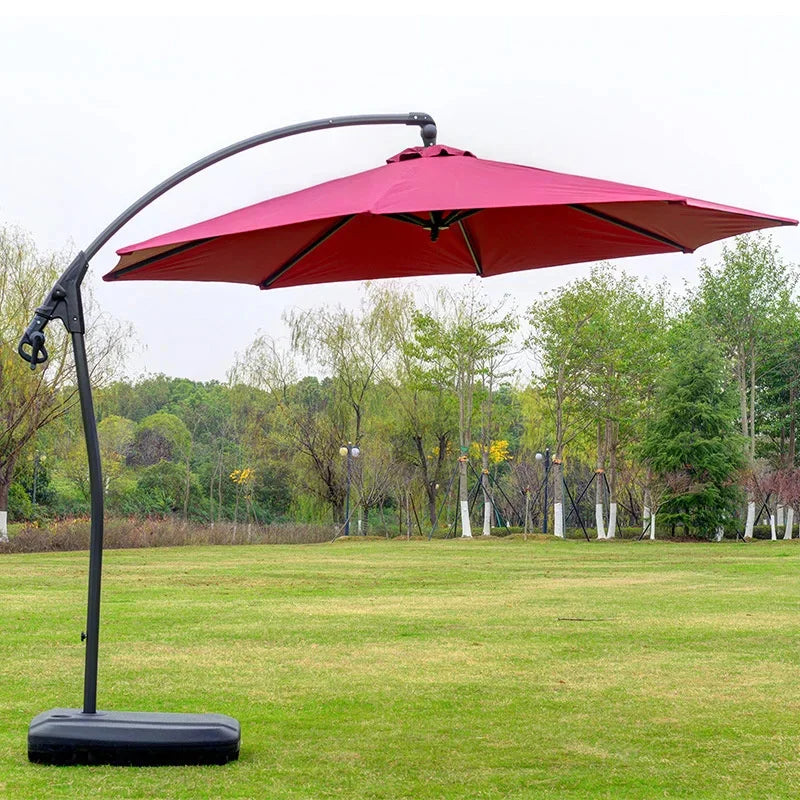 Parasol Replacement Cloth Outdoor Garden Banana Umbrella Cover Waterproof Sunshade Canopy For 6 Ribs/8 Ribs Parasol