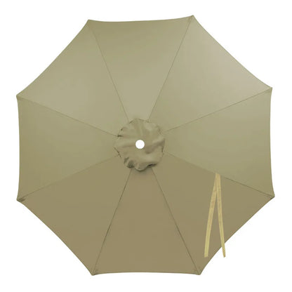 6 Ribs/8 Ribs Parasol Replacement Cloth Without Stand Parasol Umbrella Cover Waterproof Sunshade Cloth Canopy Patio Garden Cover