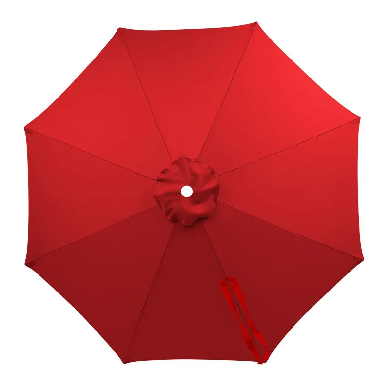 6 Ribs/8 Ribs Parasol Replacement Cloth Without Stand Parasol Umbrella Cover Waterproof Sunshade Cloth Canopy Patio Garden Cover