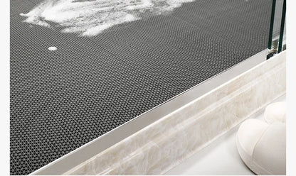 Drainage Non Slip Commercial Floor Mat PVC Drainage Bathroom Pool Floor Mat Mesh Big Hollow Door Mat Roll for Swim Pool