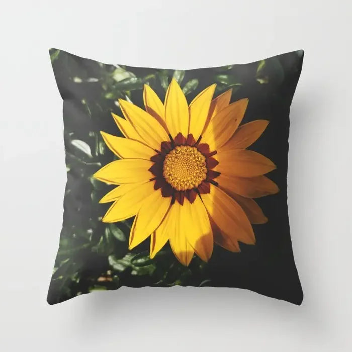 Sunflower Cushion Cover Summer Sofa Pillow  Bedroom Home Decor Car Office