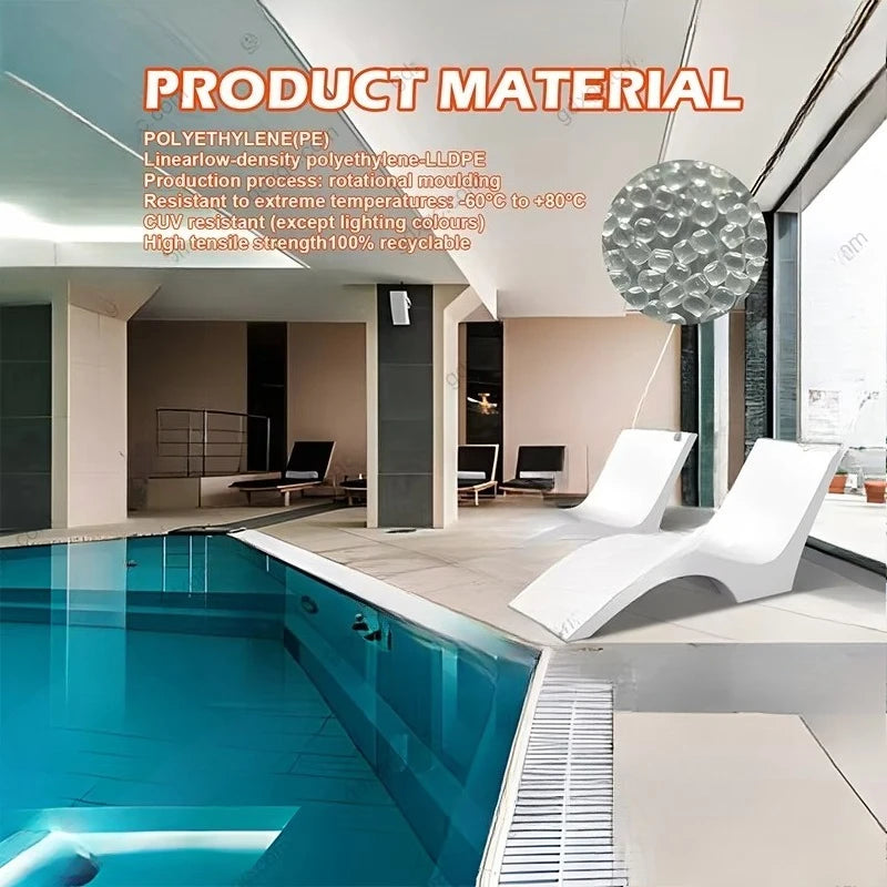 Garden Pool Resort Furniture Outdoor Loungers Water Sun Loungers