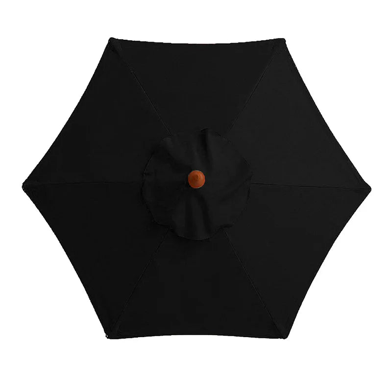 2/2.7/3M Parasol Replacement Cloth Without Stand Parasol Umbrella Cover Waterproof Sunshade Cloth Canopy Patio Garden Cover
